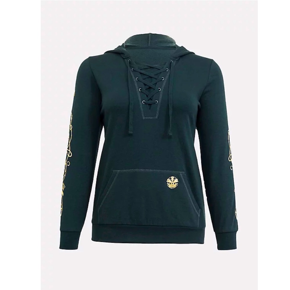 NWT Torrid Outlander Thistle Print Hoodie Size 0